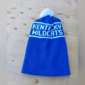 VINTAGE UK Pom Pom Beanie Hat Winter Sports Beanie University Of Kentucky
